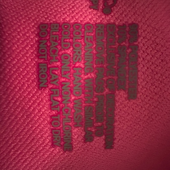 SPORTS BRA PINK SOMA STRAPPY BACK  LONG LINE XS NWT 48.00 - Picture 8 of 11